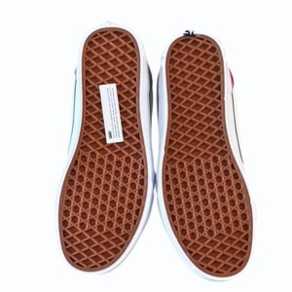 Vans Mens Chukka Push Shoes Size 7.5 Red‎ Gray White main image 6